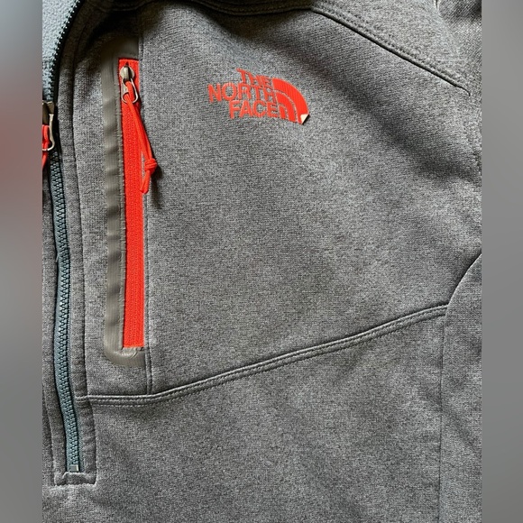 THE NORTH FACE‎ CANYONLANDS 1/2 ZIP Lightweight Jacket Men's L Orange Gray ✅ - Picture 4 of 4